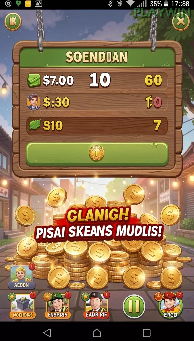 Cuplikan layar OLX100 — halaman utama